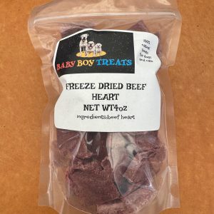 Freeze-dried beef hearts