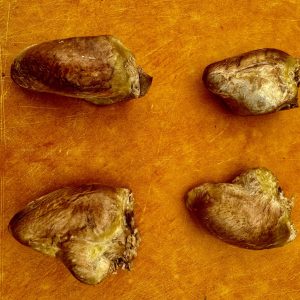Freeze-dried chicken hearts